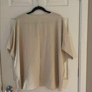 Elegant Cream Women's Top